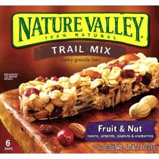   Valley Chewy Trail Mix Bars, Fruit & Nut, 6 Count Boxes (Pack of 12