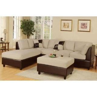  Loveseat Sectional w/ Wedge