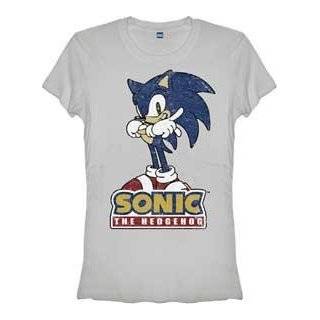 Sonic the Hedgehog Girls Blue T Shirt Boys Play Games 